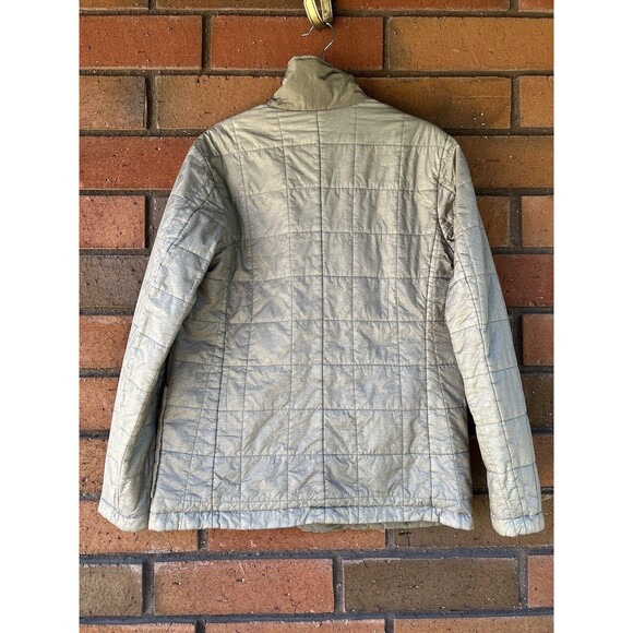 Closed Reversible Jacket Quilted Long‎ Sleeve | Metallic Green | Size Small - Picture 2 of 16